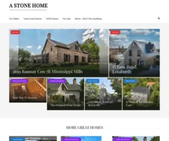 Astonehome.com(Ontario Stone Homes For Sale) Screenshot