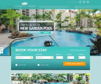 Astonkaanapalishoresresort.com(Kaanapali Resort) Screenshot