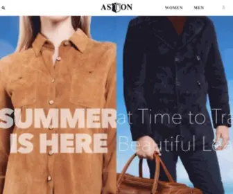 Astonleather.com(Shearling Coats and Shearling Jackets by AstonLeather) Screenshot