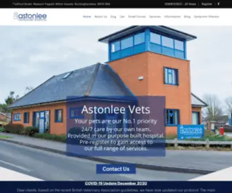 Astonlee.co.uk(Astonlee Veterinary Centre) Screenshot