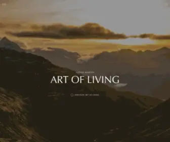 Astonmartinartofliving.com(Art of Living) Screenshot