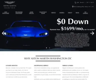 Astonmartinwashingtondc.com(Nothing Sounds Like An Aston Martin) Screenshot