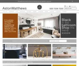 Astonmatthews.co.uk(Designer Bathrooms) Screenshot