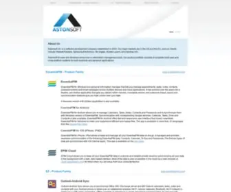 Astonsoft.com(The Company Behind EssentialPIM) Screenshot