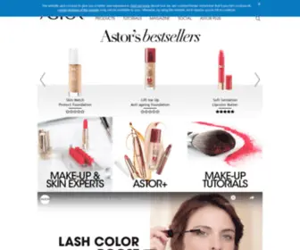 Astorcosmetics.com(ASTOR Cosmetics) Screenshot
