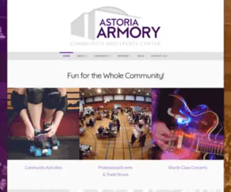 Astoriaarmory.com(Astoria Armory) Screenshot