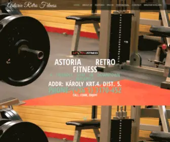 Astoriafitness.hu(ASTORIA FITNESS) Screenshot