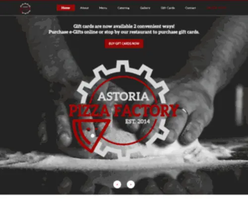 Astoriapizzafactory.com(Astoria pizza factory) Screenshot