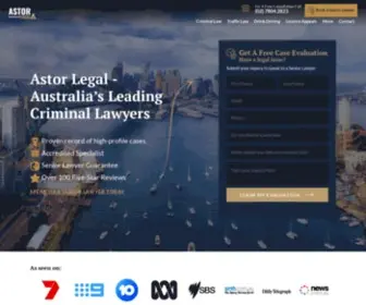 Astorlegal.com.au(Criminal Lawyers Parramatta) Screenshot