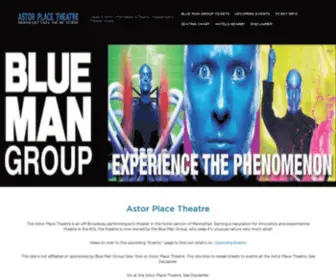 Astorplacetheatrenyc.com(The Astor Place Theatre) Screenshot