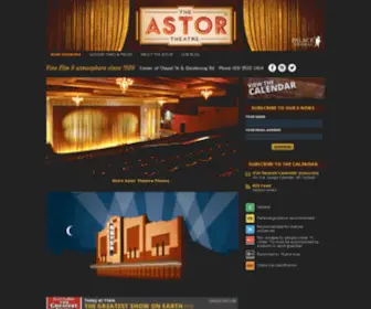 Astortheatre.net.au(The Astor Theatre) Screenshot