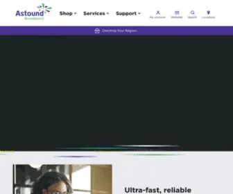 Astound.com(Astound Broadband) Screenshot