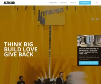 Astoundgroup.com(ASTOUND is an award) Screenshot