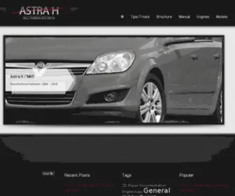 Astra-H.co.uk(Vauxhall astra h tips tricks) Screenshot