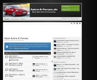 Astra-K-Forum.de(Opel Astra K Forum) Screenshot