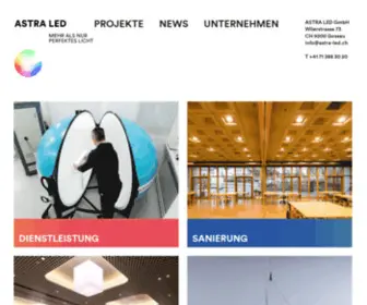 Astra-Led.ch(Astra LED GmbH) Screenshot