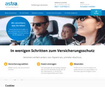 Astra-Versicherung.de(Astra Versicherung AG) Screenshot