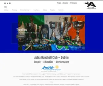 Astrahandball.com(Astra Handball Club) Screenshot