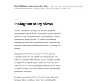 Astrainfotech.org(Promote your brand and message through social media marketing) Screenshot