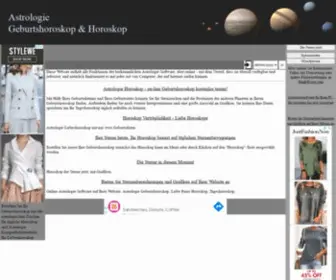 Astral-Horoskop.com(Geburtshoroskop & Horoskop) Screenshot