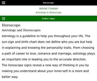 Astralcenter.com(Astral Center) Screenshot