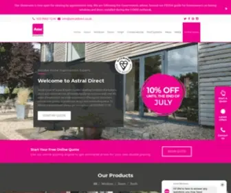 Astraldirect.co.uk(Double Glazing Surrey) Screenshot