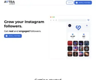 Astraliker.com(Your like assistant for Instagram) Screenshot