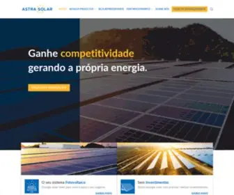 Astrasolar.com.br(Astra Solar) Screenshot