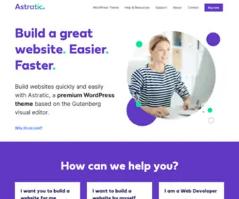 Astratic.com(Astratic WordPress Theme for Gutenberg editor) Screenshot