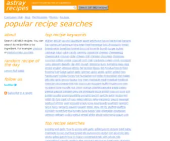 Astray.com(Astray recipes) Screenshot