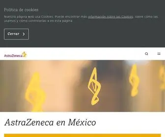 Astrazeneca.mx(AstraZeneca Mexico) Screenshot