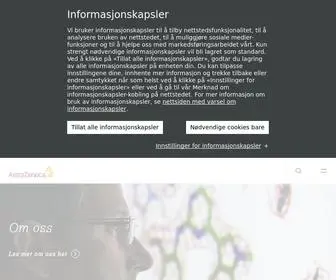 Astrazeneca.no(AstraZeneca Norway) Screenshot