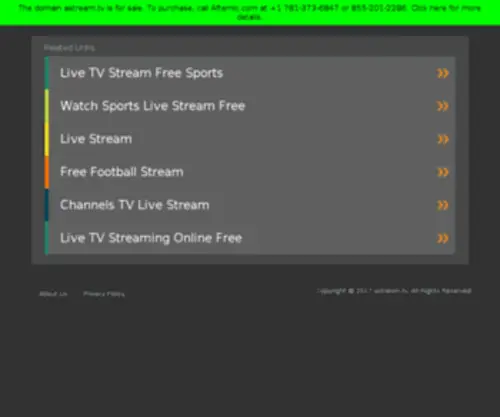 Astream.tv(Live Streaming Watch Online Free P2P TV & Sports) Screenshot