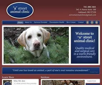 Astreetanimalclinic.com("a" street animal clinic) Screenshot