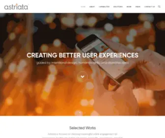 Astriata.com(Creating Better User Experiences) Screenshot