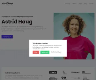 Astridhaug.dk(Astrid Haug) Screenshot