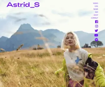 Astridsofficial.com(Astrid S) Screenshot