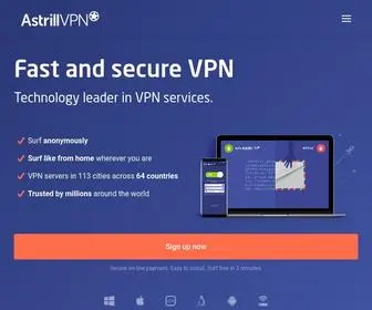 Astrill.com(Fast, Secure & Anonymous VPN) Screenshot