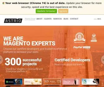 Astrio.net(Magento Developers) Screenshot
