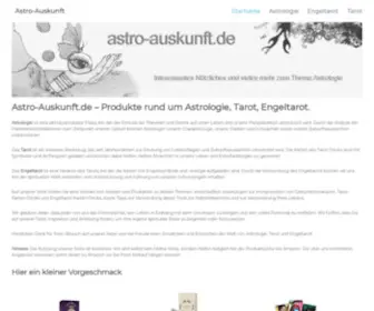 Astro-Auskunft.de(Jahreshoroskop 2013) Screenshot