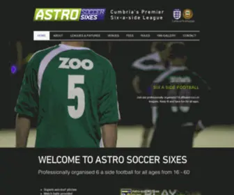 Astro-Soccer-Sixes.co.uk(Based in Carlisle Astro Soccer Sixes) Screenshot