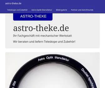 Astro-Theke.de(Ihr Weg zu den Sternen) Screenshot