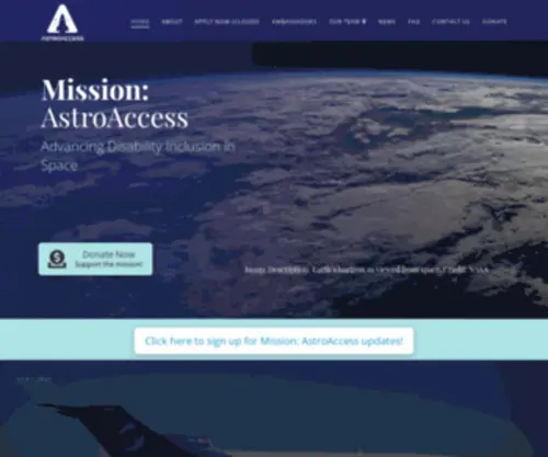 Astroaccess.org(Home) Screenshot