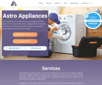 Astroappliancerepair.com(Astro Appliance Repair) Screenshot