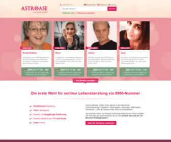 Astroase.de(Kartenlegen und Lebensberatung am Telefon via 0900) Screenshot