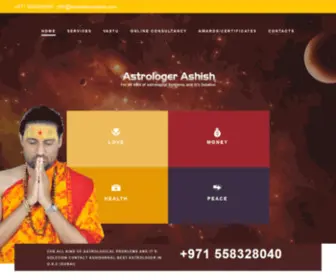 Astroashishbhai.com(Astro Ashishbhai) Screenshot