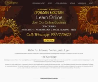 Astroashwanigautam.com(ASTROLOGER & NUMEROLOGIST) Screenshot