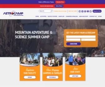 Astrocampsummer.org(Mountain adventure and science summer camp for kids) Screenshot