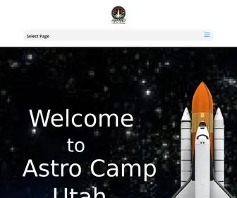 Astrocamputah.org(Astro Camp Utah) Screenshot