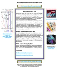 Astrocartographyinfo.com(Astrocartography) Screenshot
